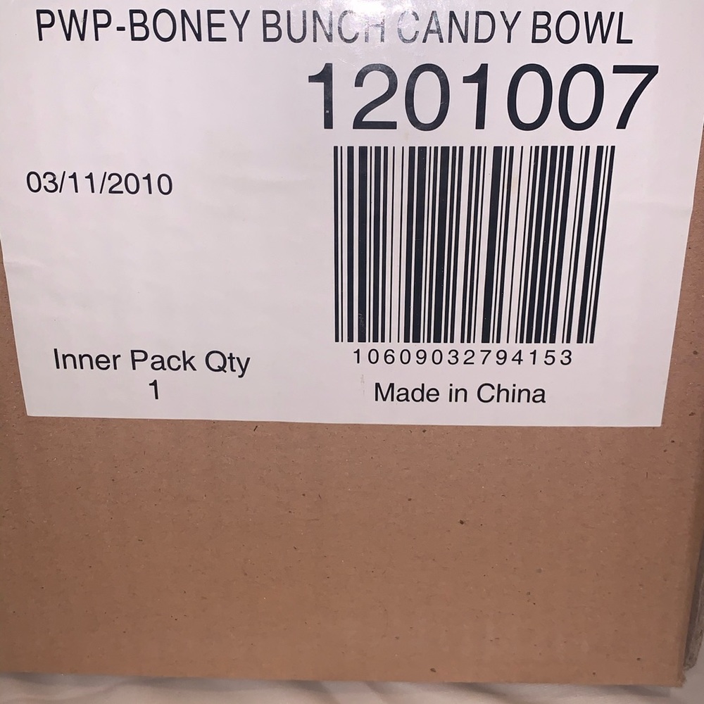 Yankee Candle Boney Bunch Lg Candy Bowl Halloween - Picture 9 of 9